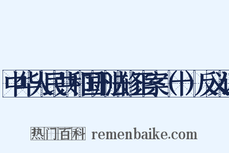 中华人民共和国刑法修正案（十）反义词是什么意思的图片